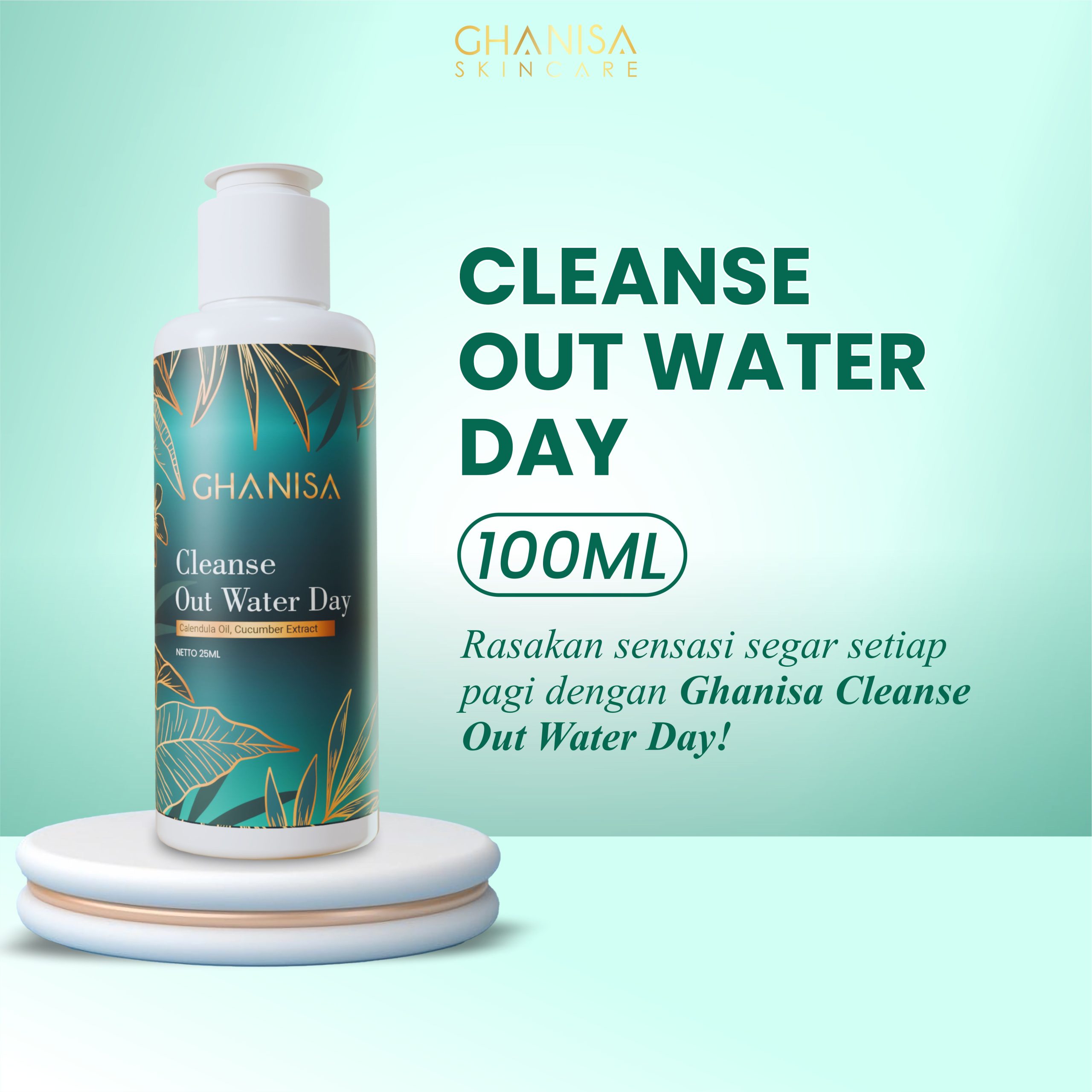 CLEANSE OUT WATER DAY1